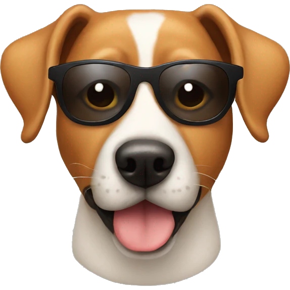 dog wearing sunglasses  emoji