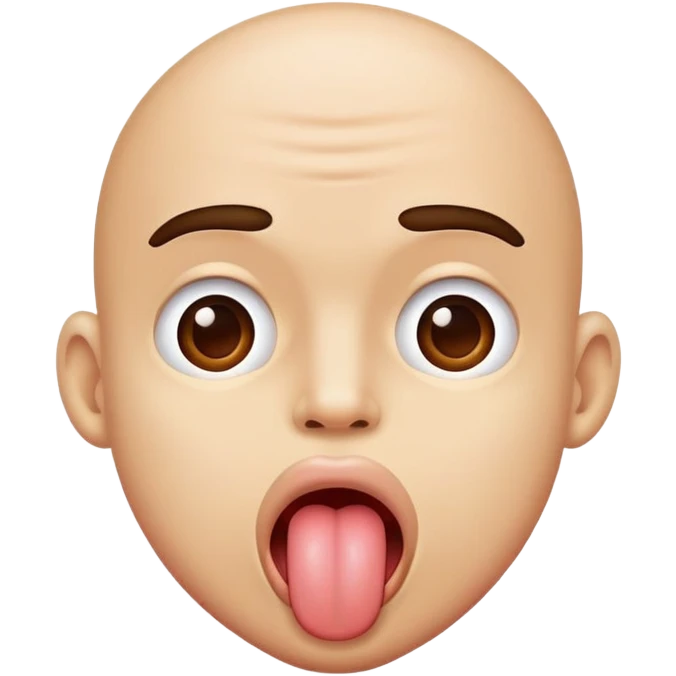 A man with there tongue sticking out  emoji