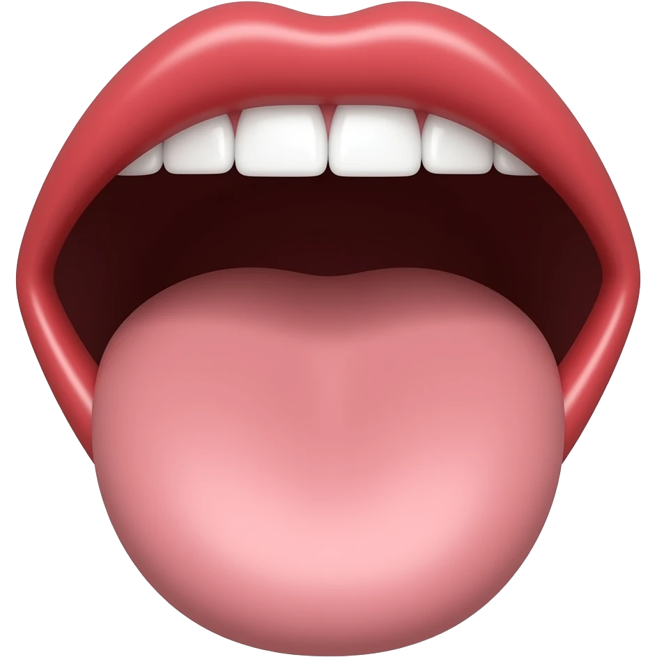 Open mouth here my penis comes emoji