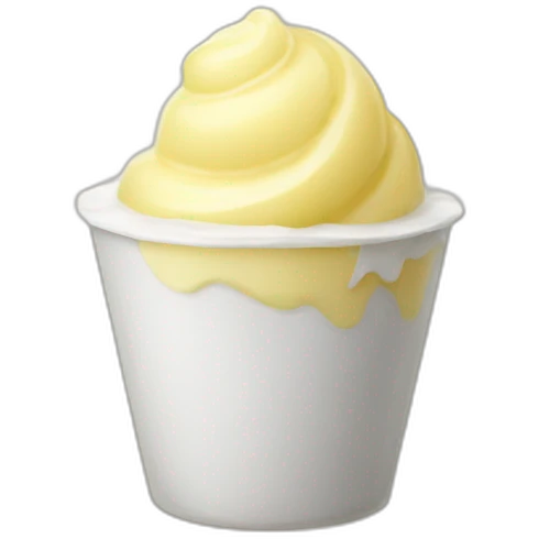 vanilla sorbet emoji
