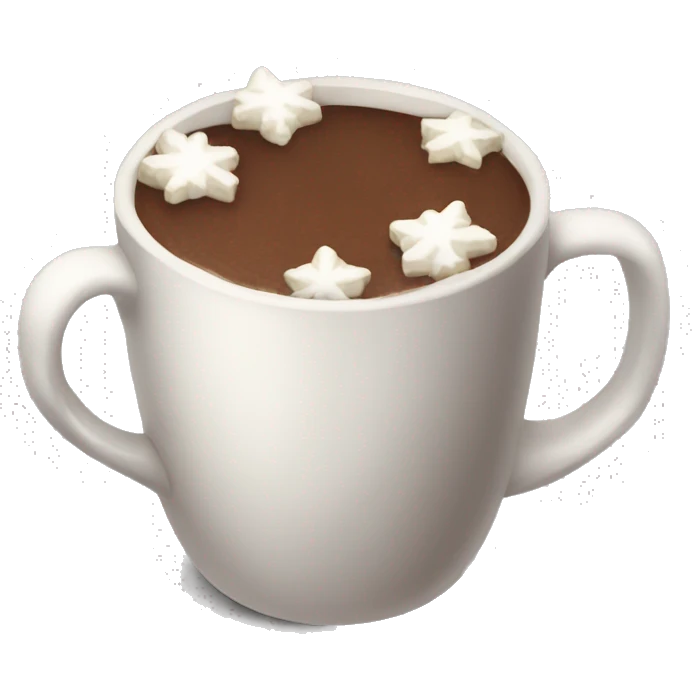 christmas hot choco emoji