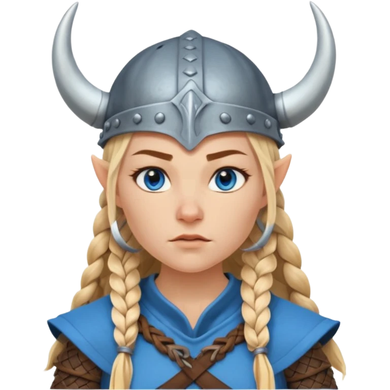 La vikinga con cara de venganza emoji