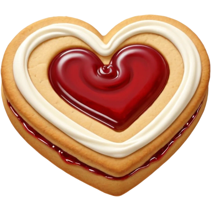 heart jam cookie emoji