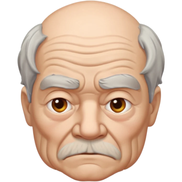 Grumpy old man emoji