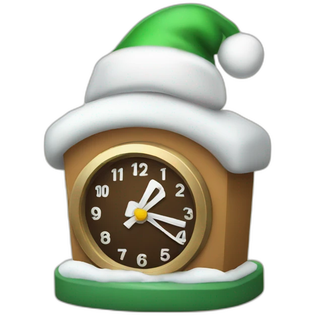 christmas timer emoji