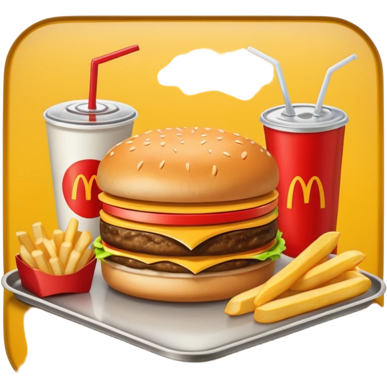 McDonald’s meal emoji