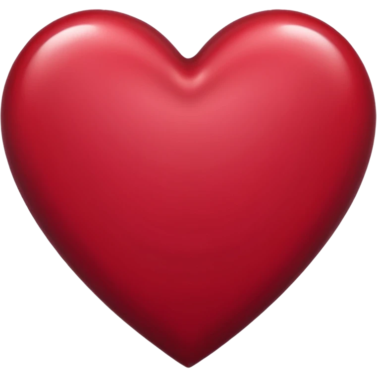 Bordo heart emoji