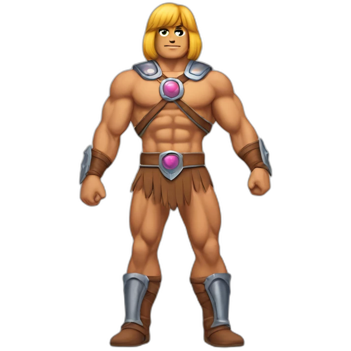 he man all body emoji