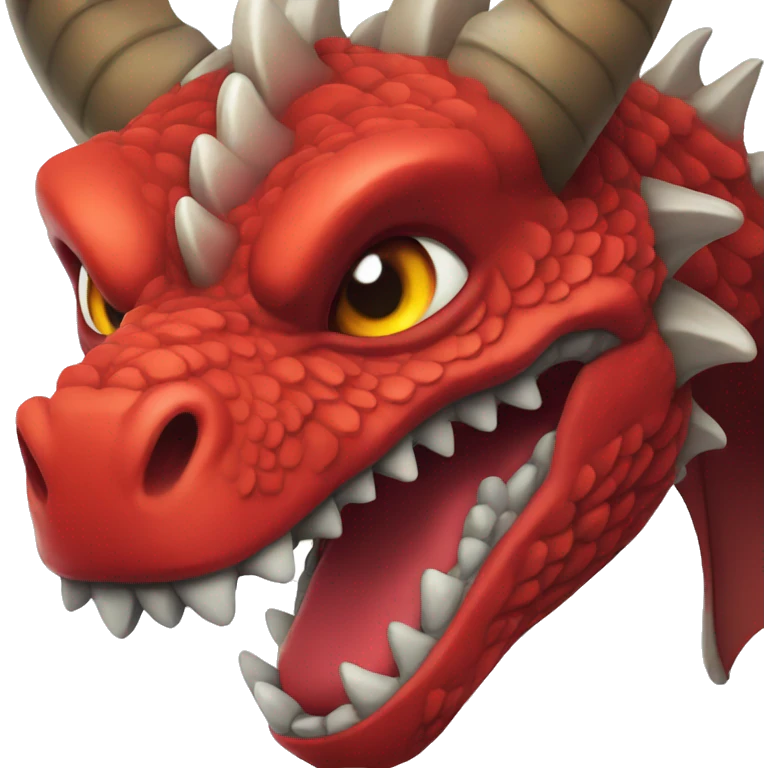red lunar dragon emoji