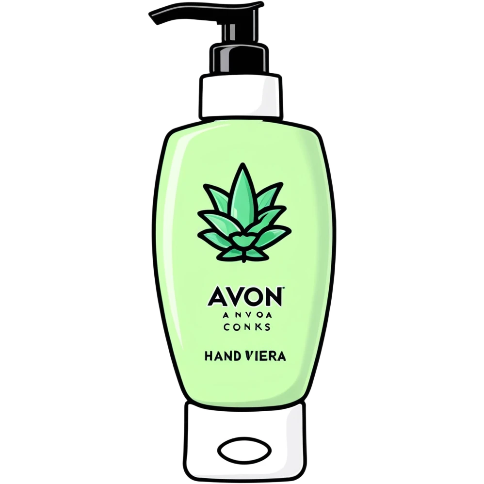 AVON hand lotion with aloe vera emoji