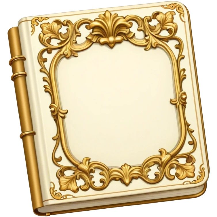 Notebook rococo style  emoji