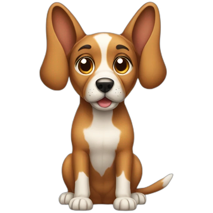 BIG EARED DOG emoji