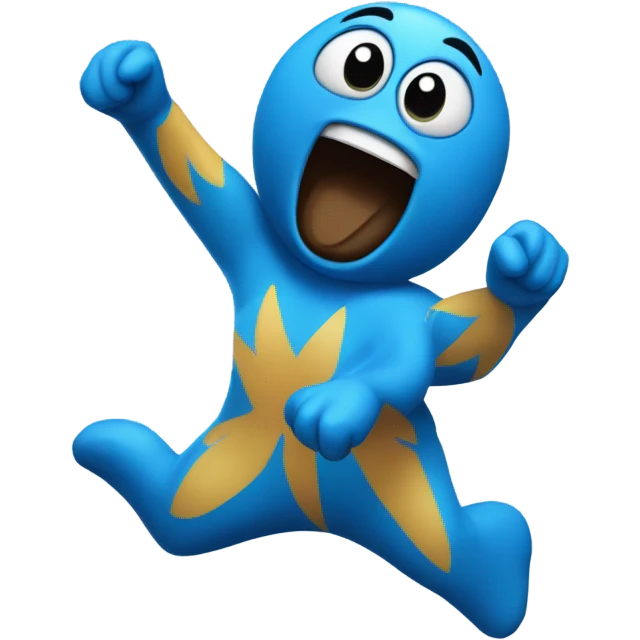 loro azul bailando emoji