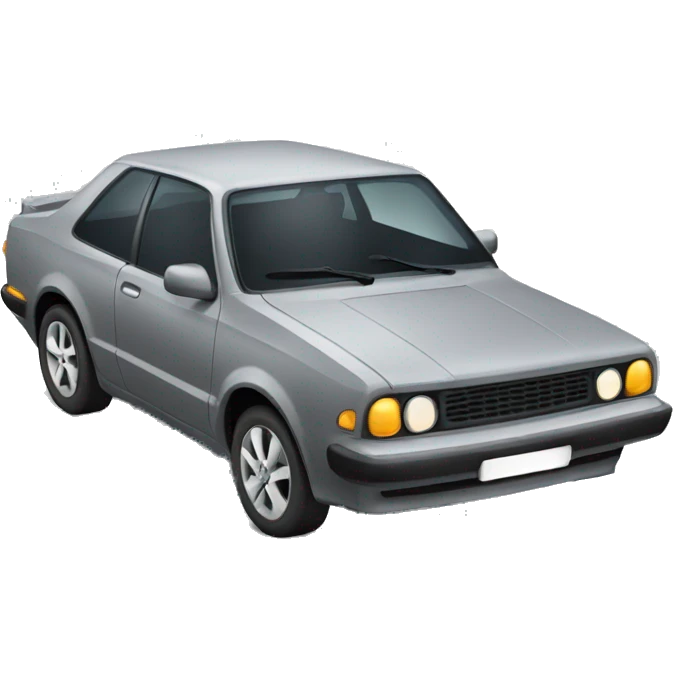 Fast Grey car  emoji