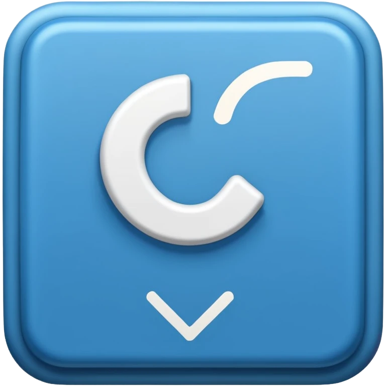 A blue box  and a white tick 0d emoji