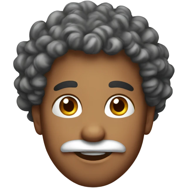 Curly santa  emoji