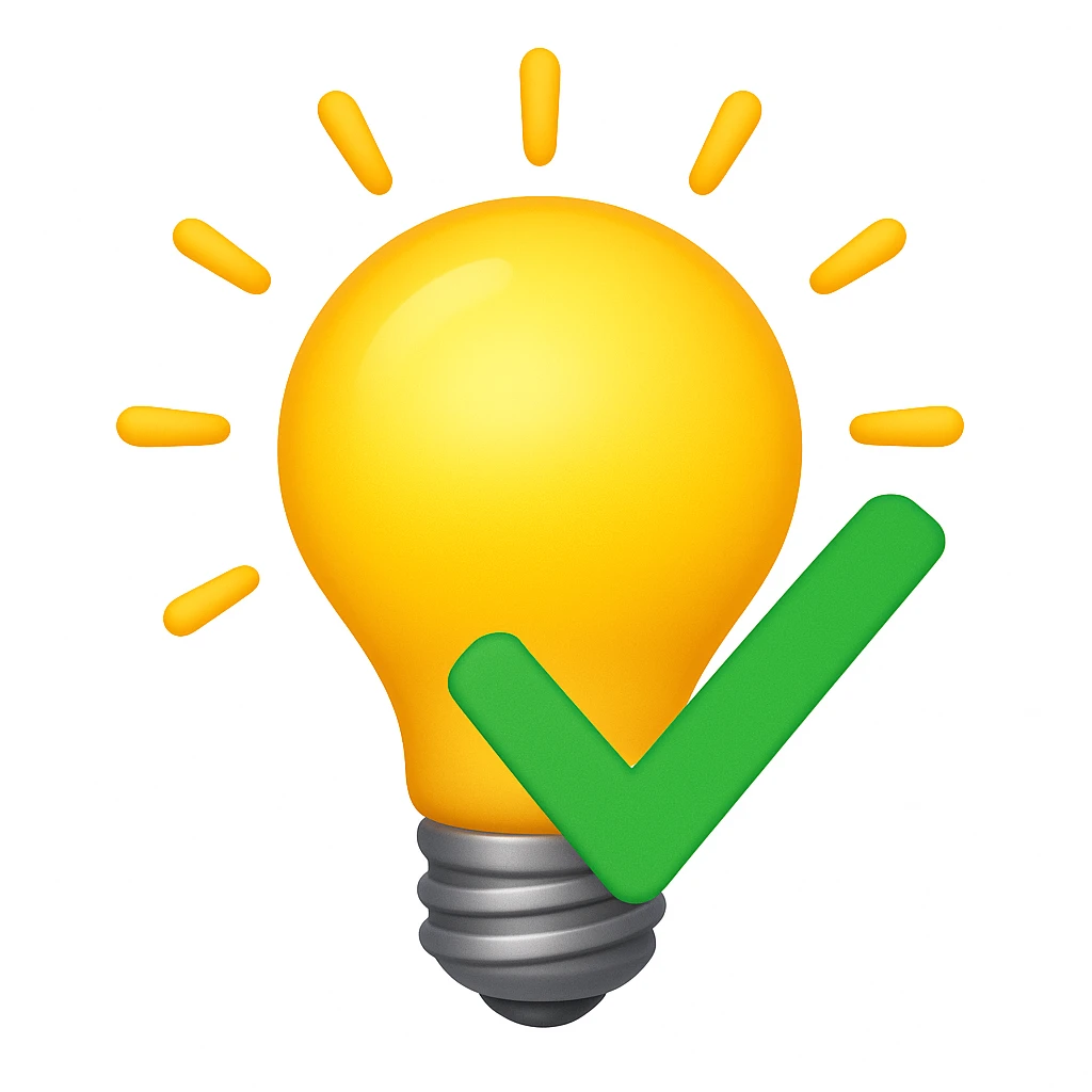lightbulb emoji