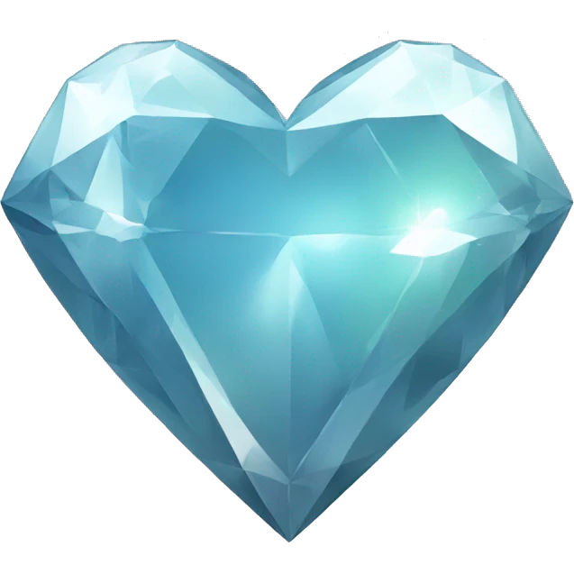 half diamond heart emoji