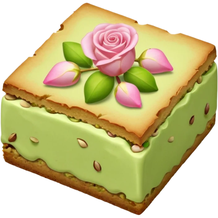 Rose petals pistachio blondie emoji