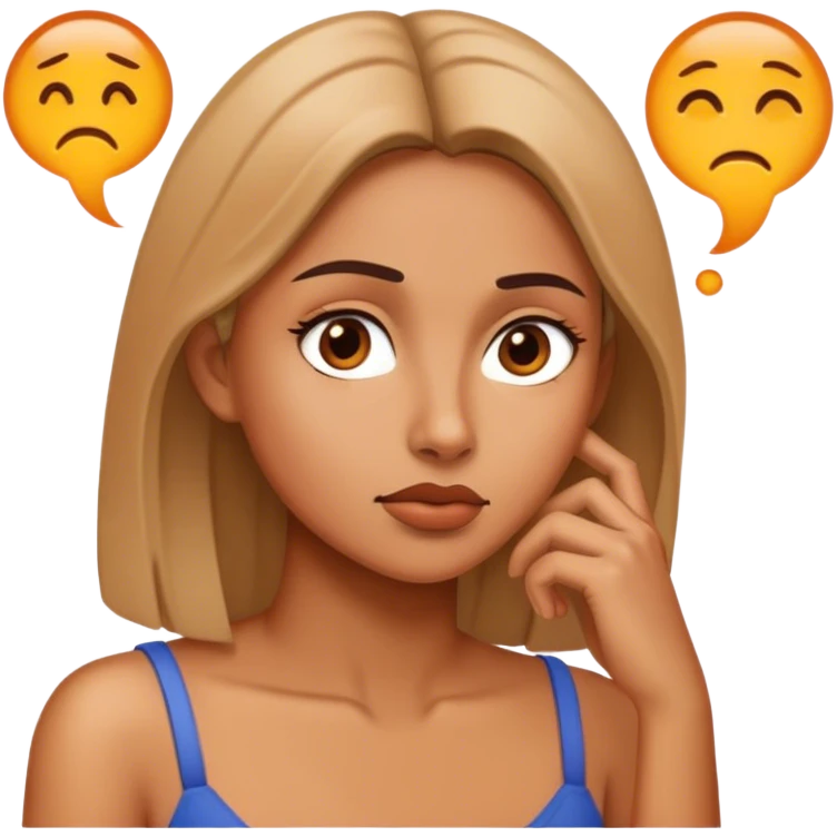 woman thinking emoji
