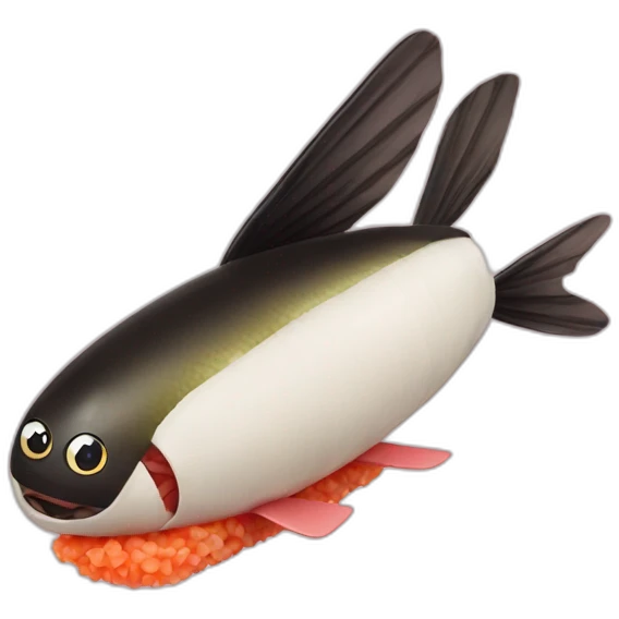 flying sushi emoji