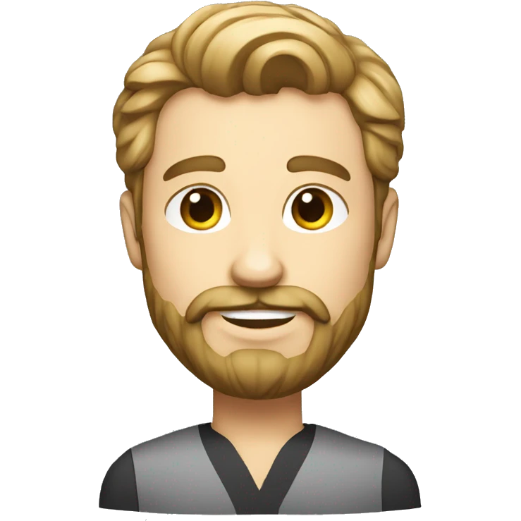 a rich guy with french cut beard emoji