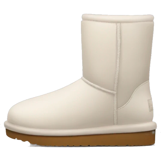 very short UGG boot with platform bottom emoji