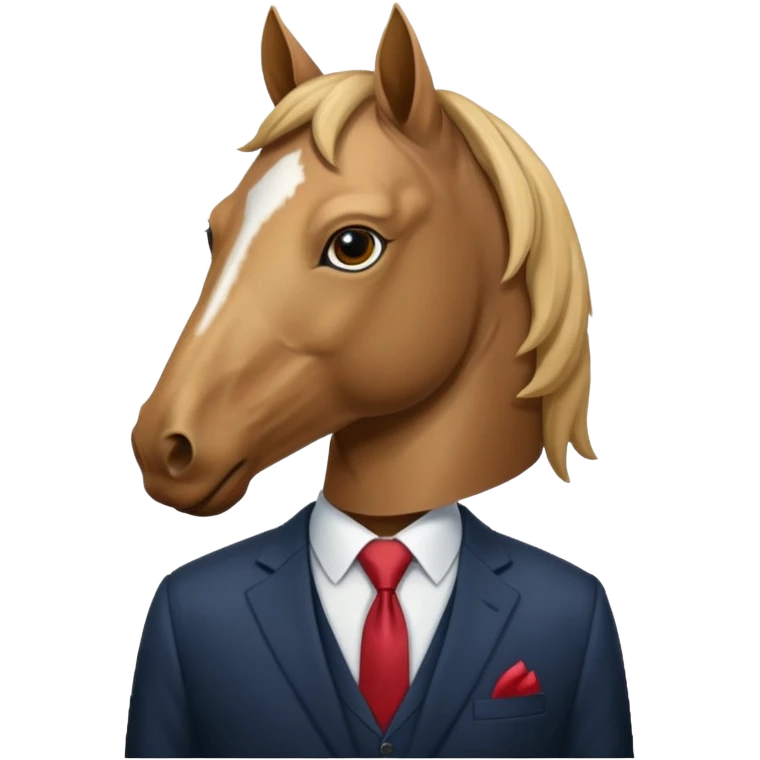 Persona con cabeza de caballo emoji