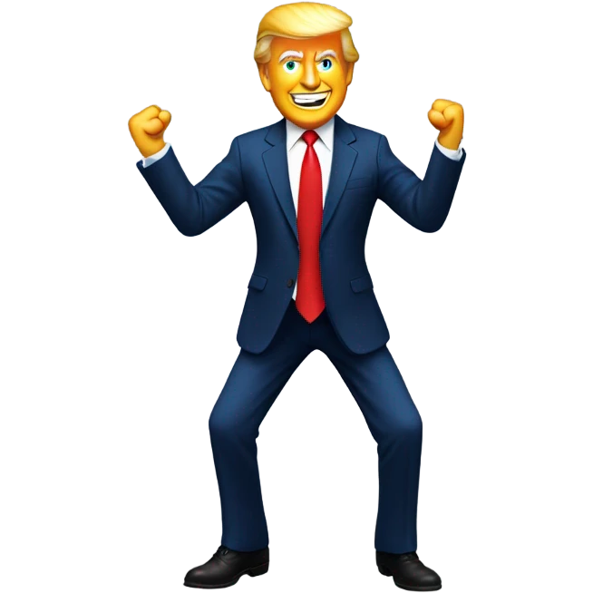 Donald trump dancing  emoji
