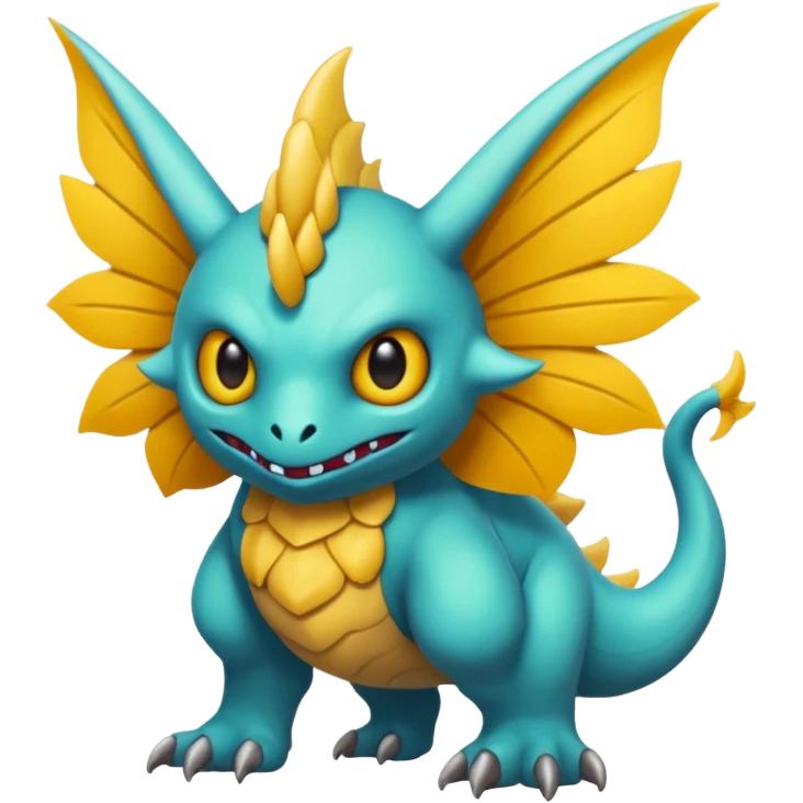 Epic complex detailed aesthetic-scenic-Fakémon-creature emoji