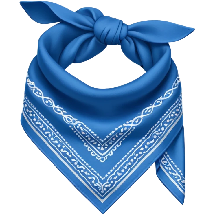 blue bandana emoji