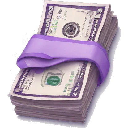 purple money emoji