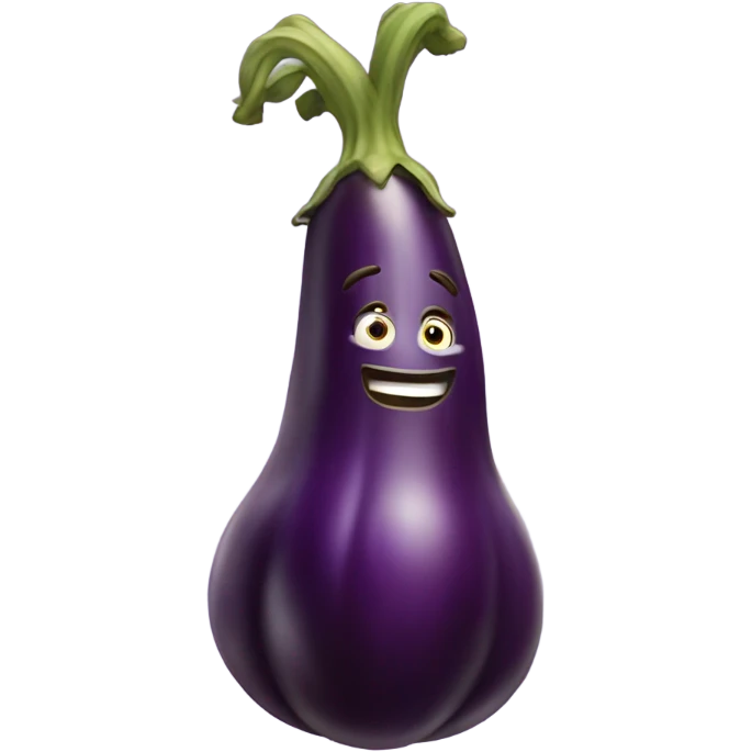 Dude riding an eggplant emoji