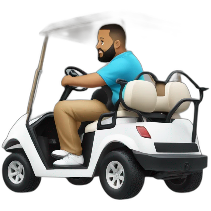 dj khaled driving golf cart emoji