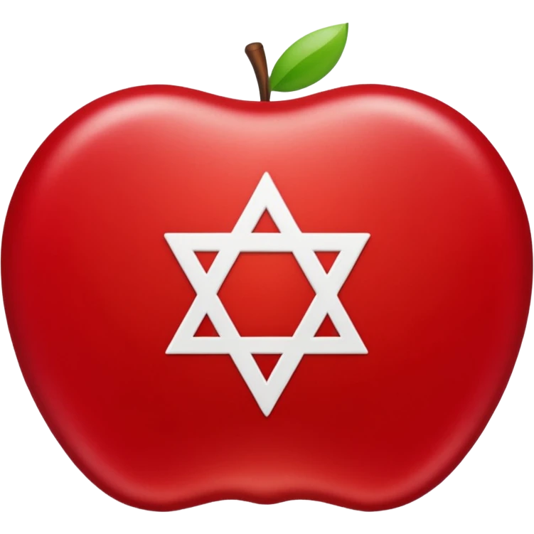 a jewish kippah in apple style emoji