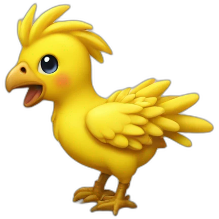 Baby chocobo emoji