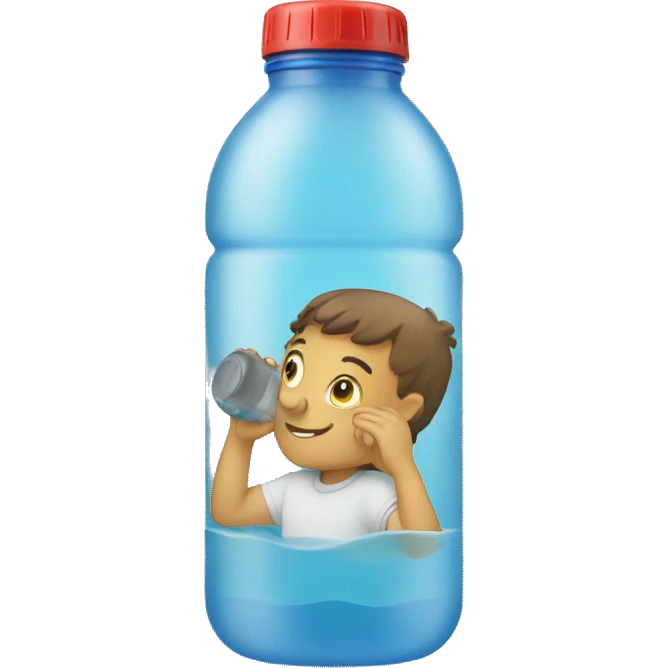 Water bottle emoji