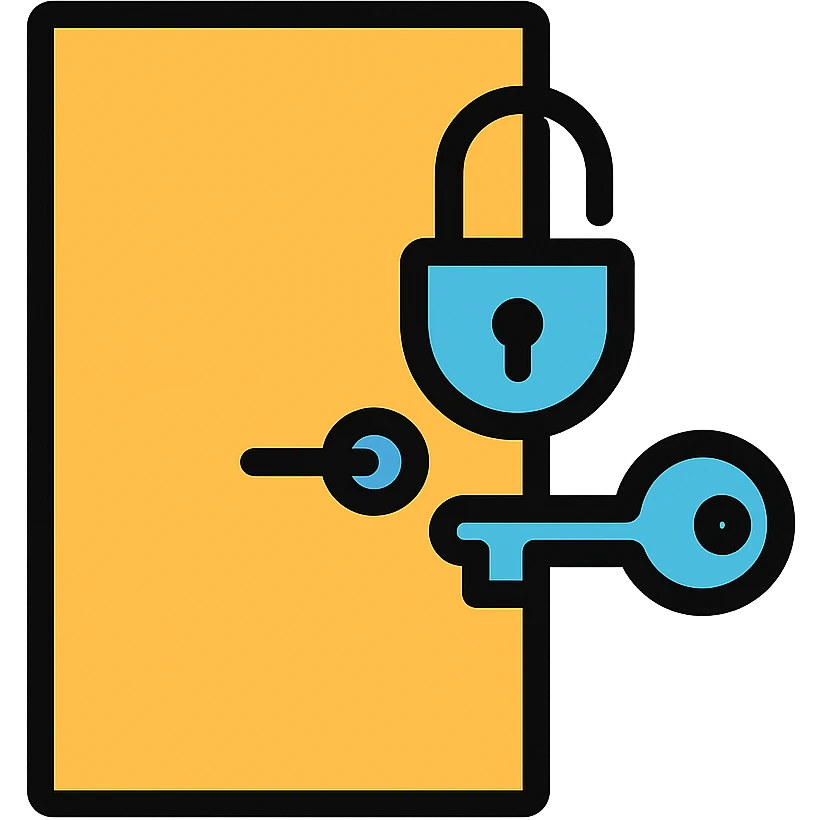 door being unlocked emoji
