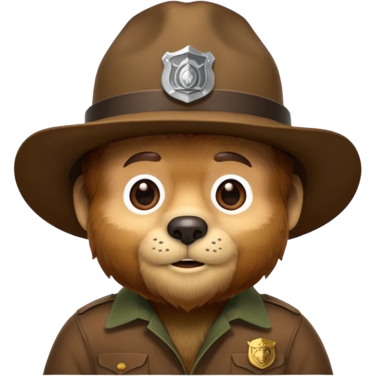 Smokey the bear emoji