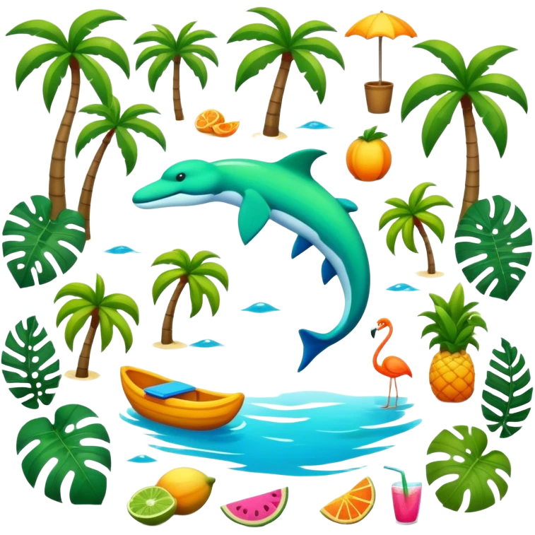 Amazing beautiful Florida emoji