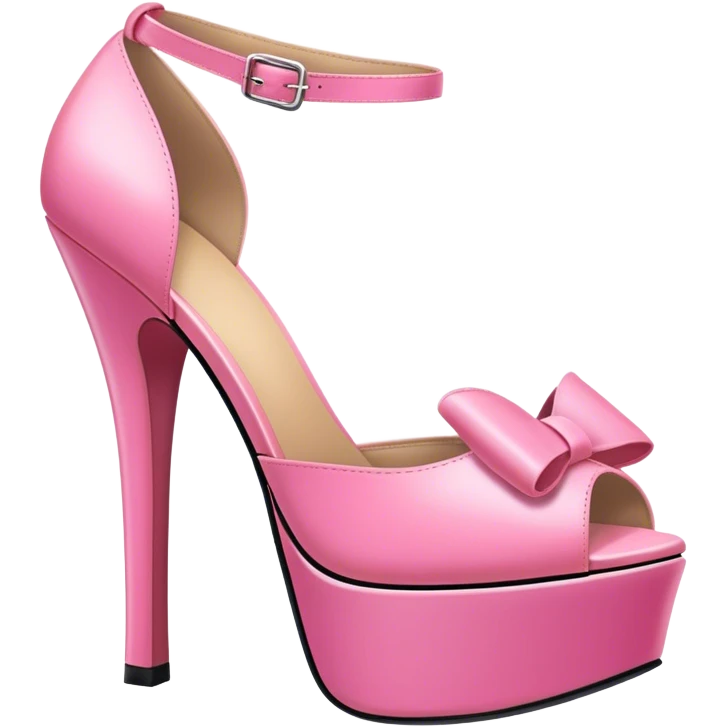 pink platform heels pink heels emoji