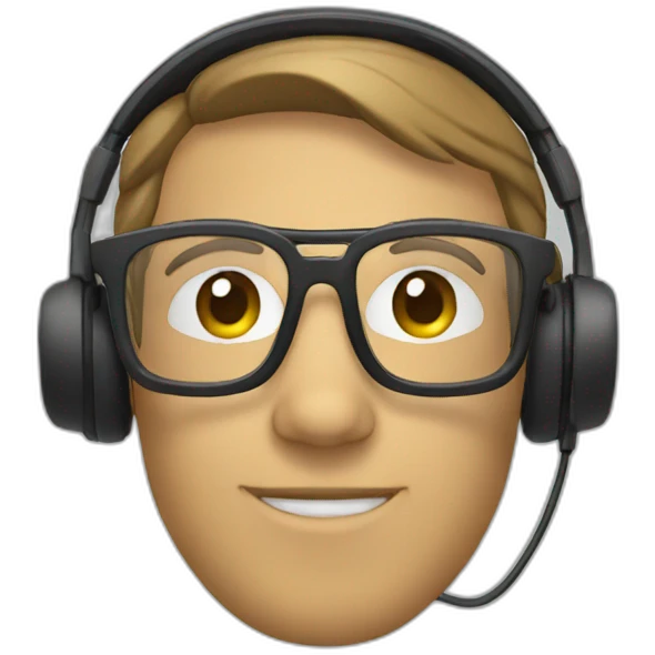 Headset and Glasses emoji