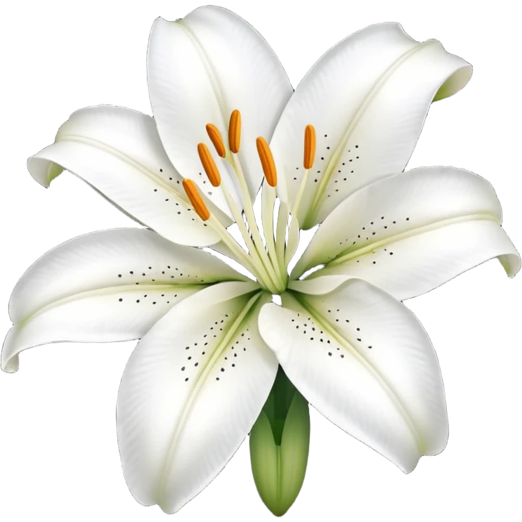 Lily flower emoji