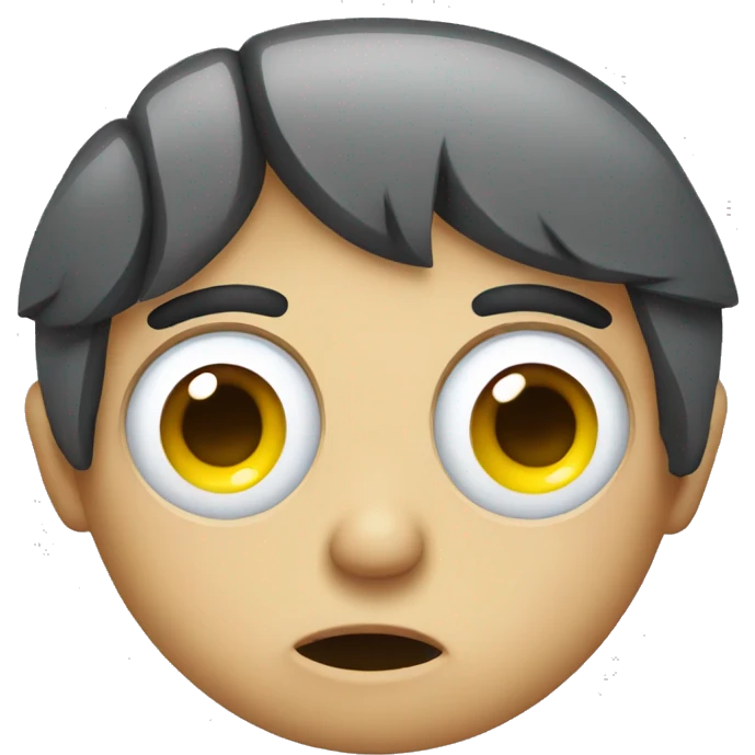 Tired eyes with eye bags emoji