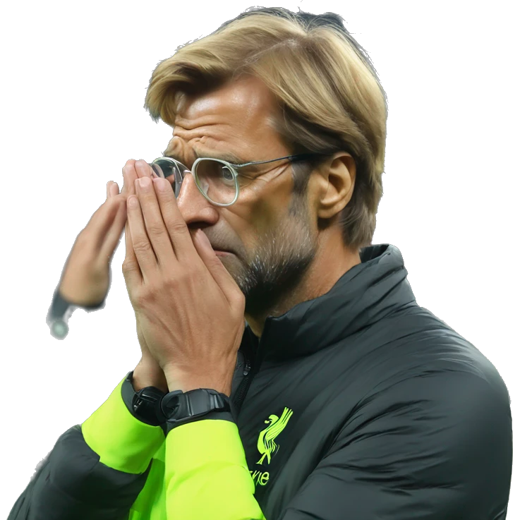 Jurgen Klopp facepalm emoji emoji