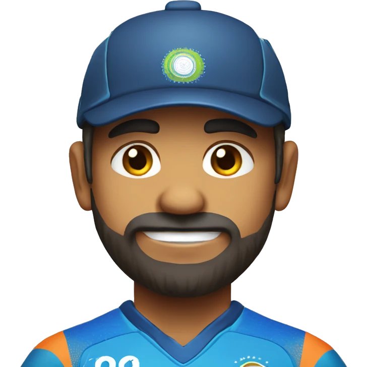 india in cricket jersey emoji