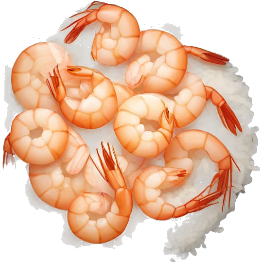 shrimp frying rice emoji