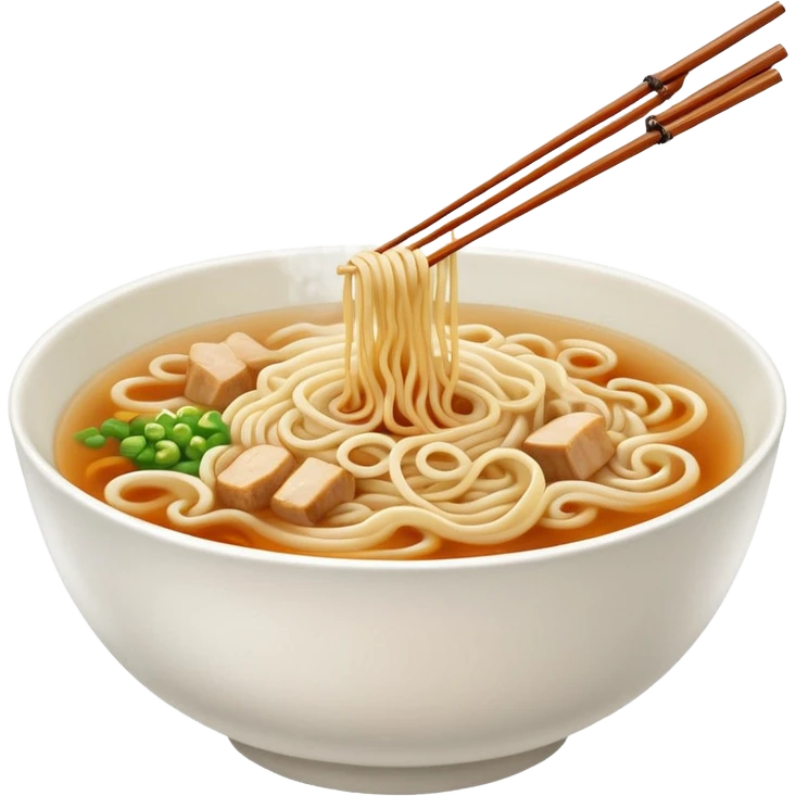 single bowl of noodles for one person emoji