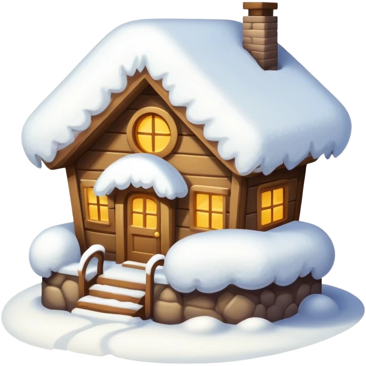 cozy snowy day  emoji
