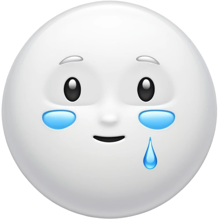 white color droplet emoji emoji